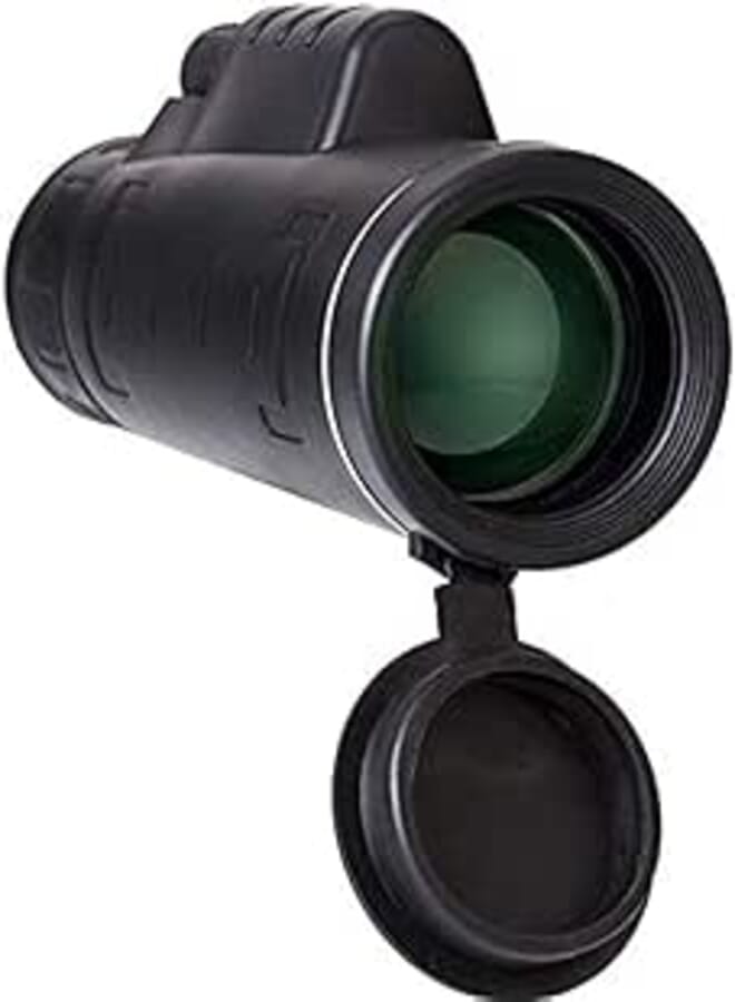 Monocular Telescope Wide Angle HD Night Vision Prism Scope with Compass